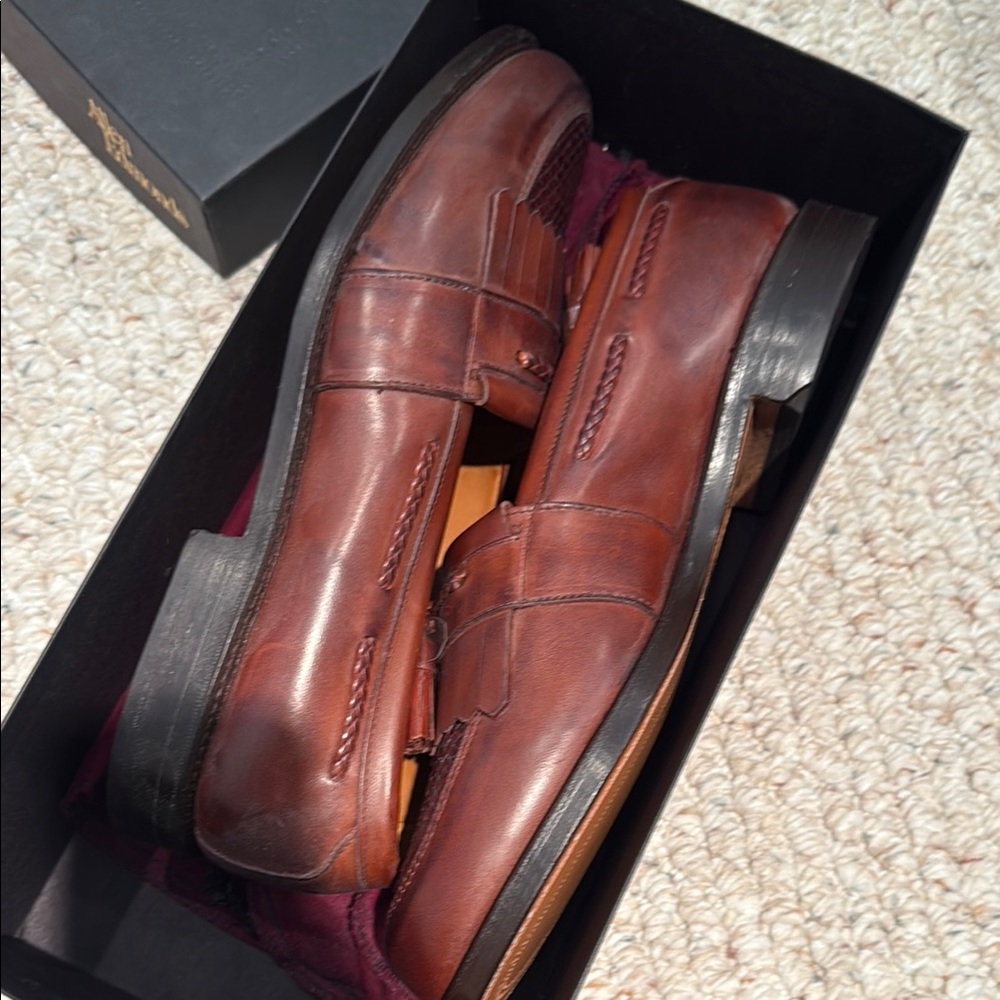 Allen Edmonds Vintage Brown Leather Men's Loafers